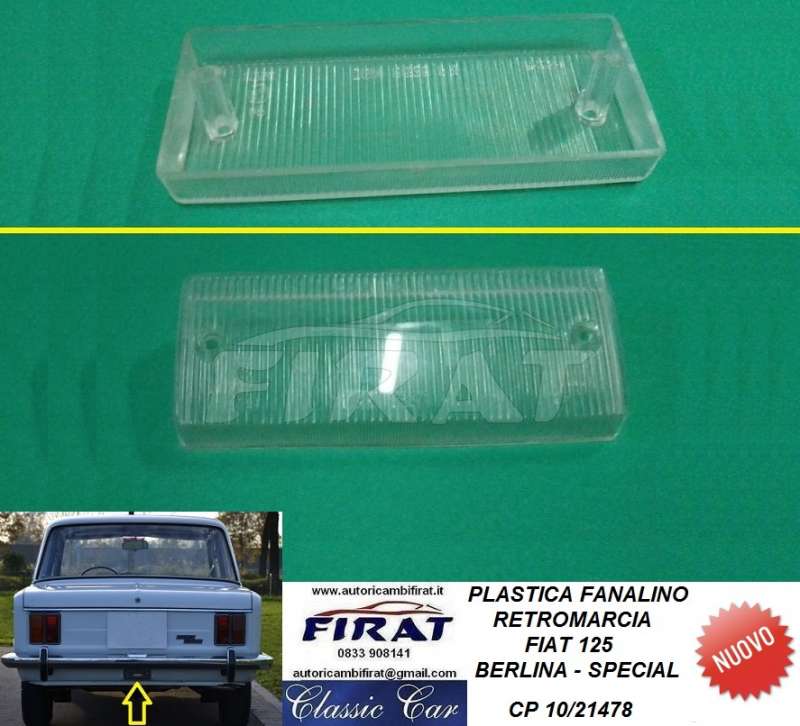 PLASTICA FANALINO RETROMARCIA FIAT 125